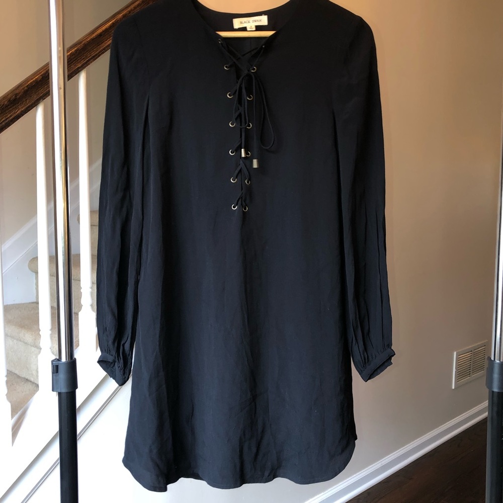 Black Swan Black Long Sleeved Dress Sz S